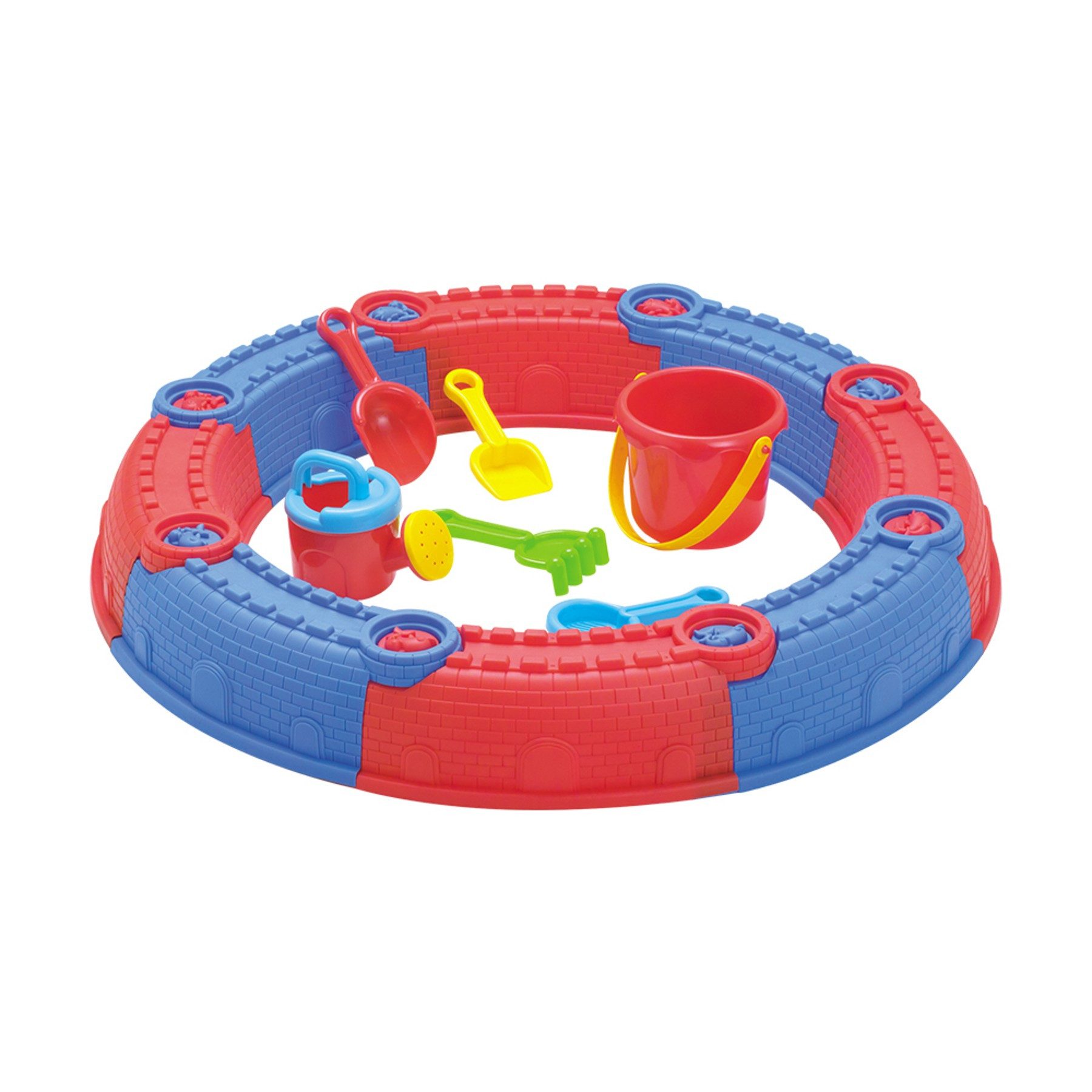 TikTakToo Sandform-Set Sandformenset kleiner Sandkasten rund günstig online kaufen