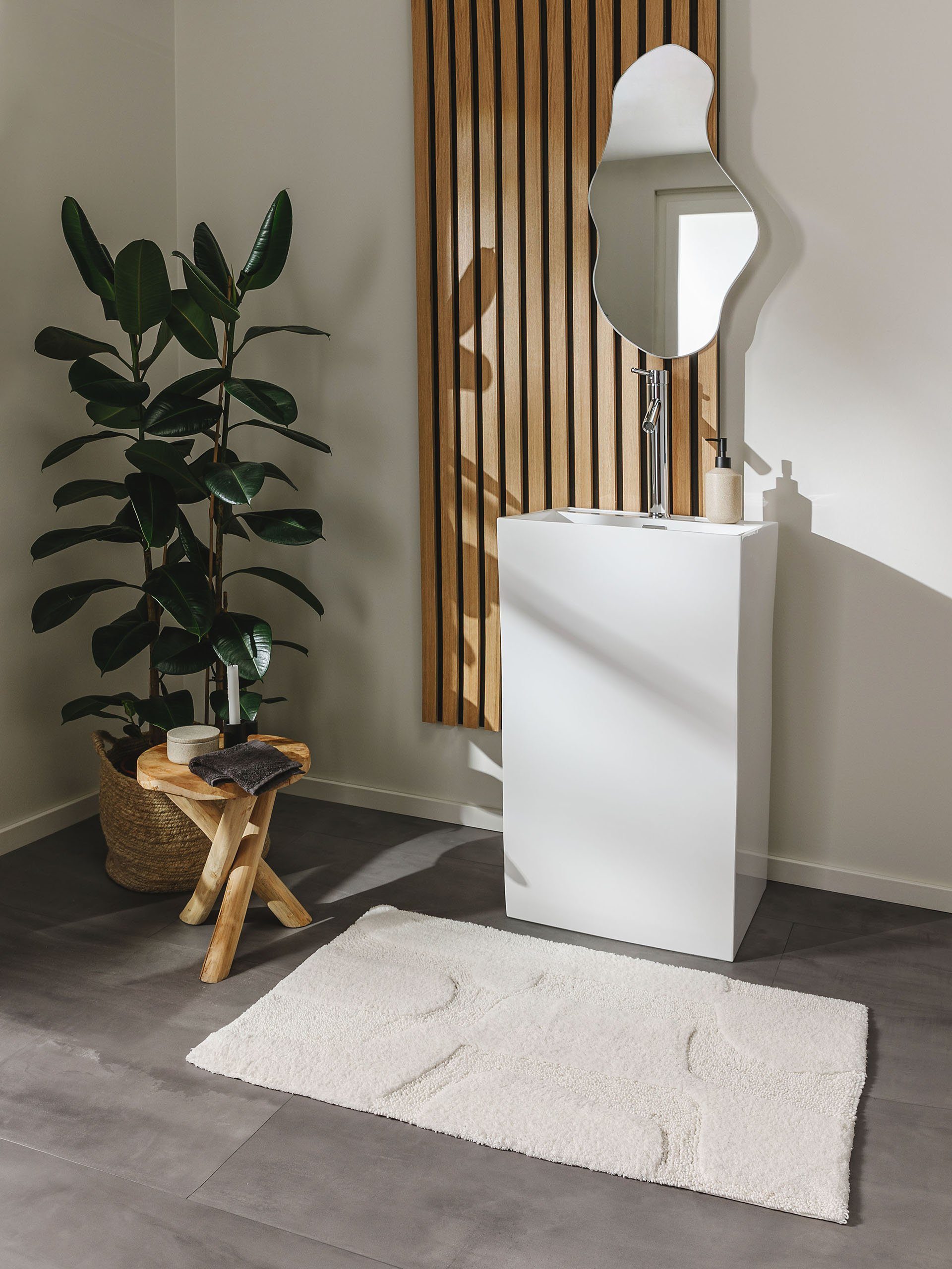 benuta Badematte Nehir, Höhe 6 mm, günstig online kaufen