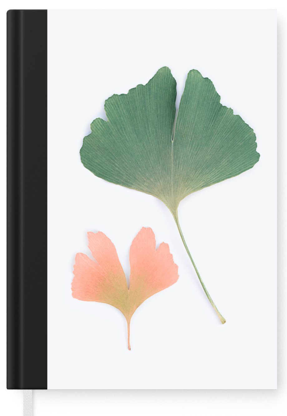 MuchoWow Notizbuch A5, Orange - Blätter 98 Tagebuch, Notizheft, - Natur, - Seiten, Merkzettel, Journal, Haushaltsbuch Grün