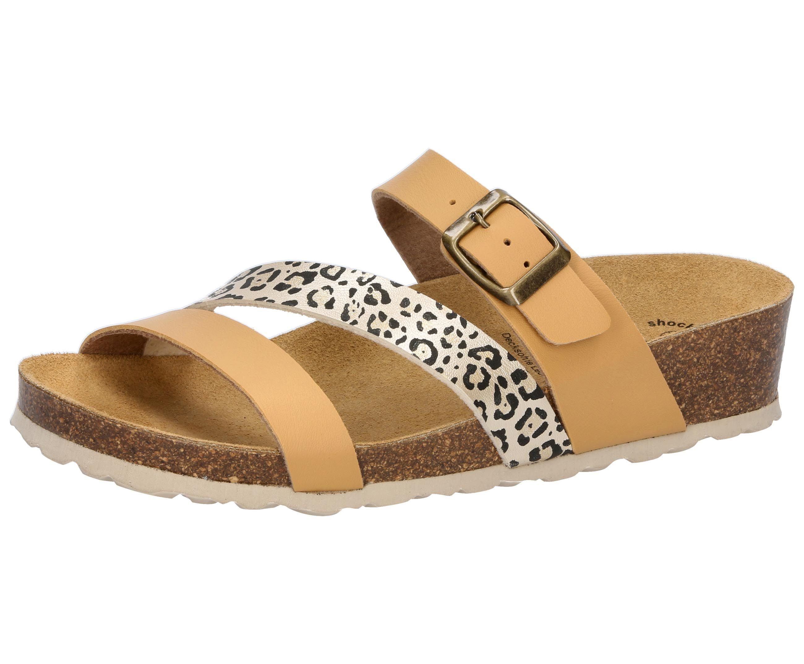 Pantolette Natural Glitter Hausschuh