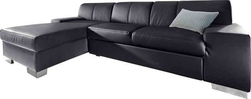 DOMO collection Ecksofa Star L-Form, wahlweise mit Bettfunktion