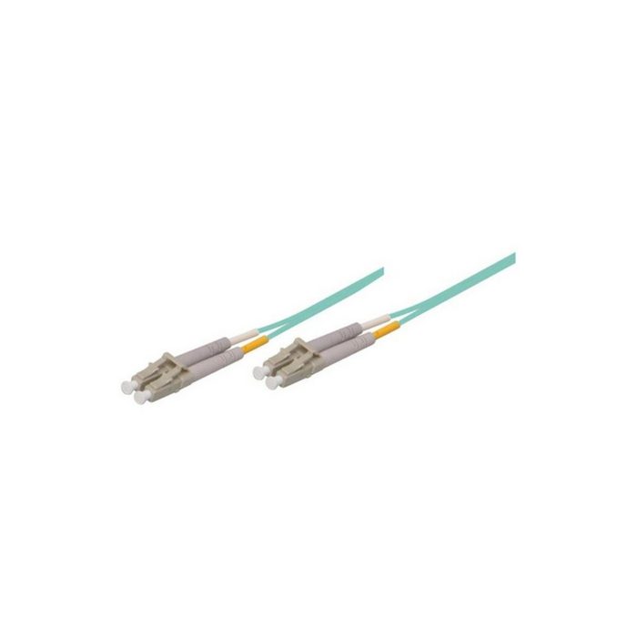 VARIA LWL-Kabel 0.5 m Duplex OM3 (Multimode 50/125) LC/LC Glasfaserkabel