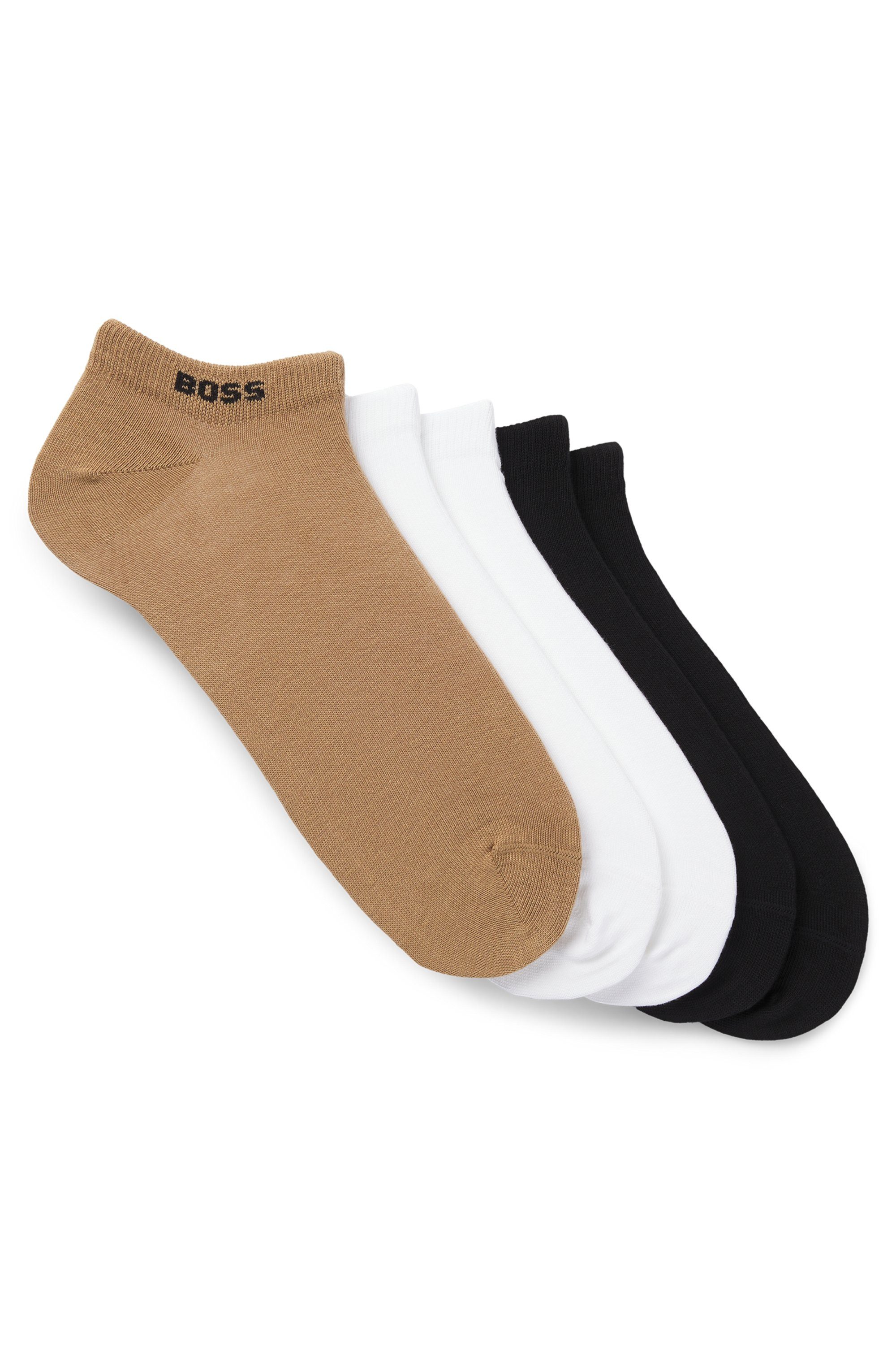 BOSS Sneakersocken 5P AS Uni CC (Packung, 5-Paar) mit BOSS Label
