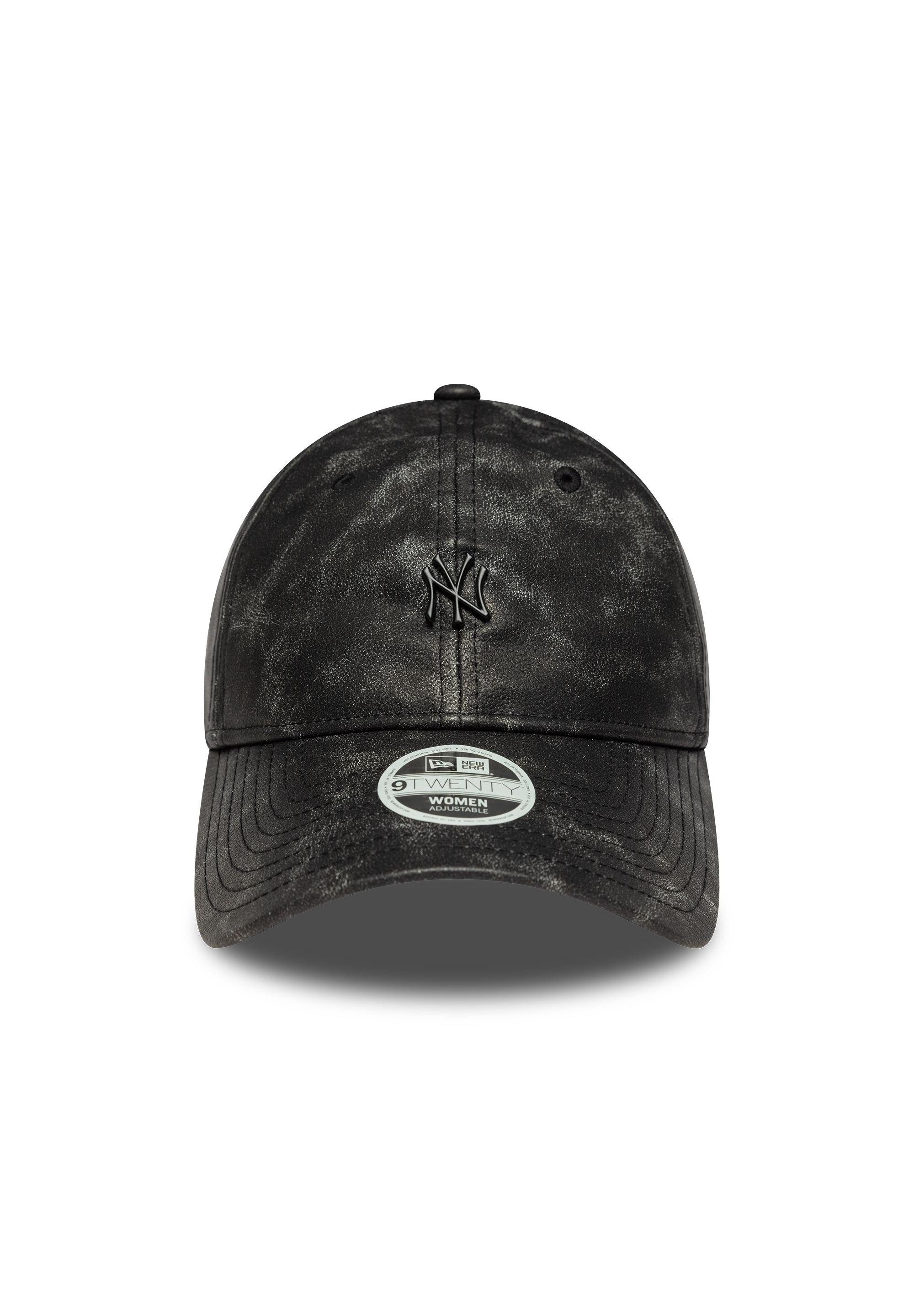 New Era Baseball Cap New York Yankees New Era Worn PU 9Twenty Women Cap Schwarz (1-St)