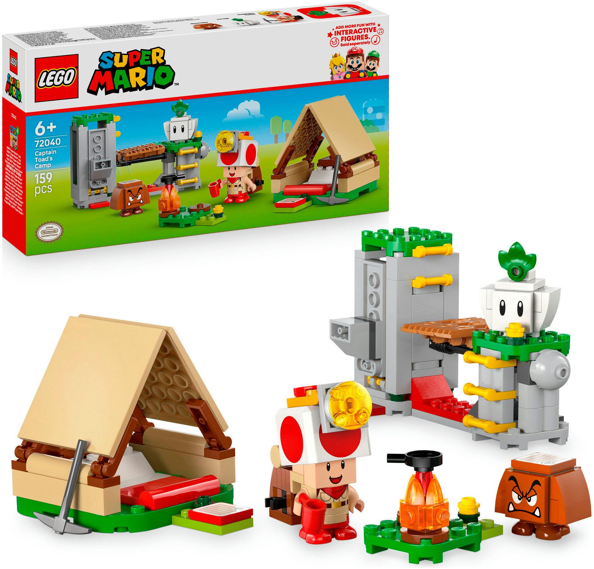 LEGO® Kapitän Toad-Camp (72040), LEGO Super Mario Konstruktionsspielsteine, günstig online kaufen
