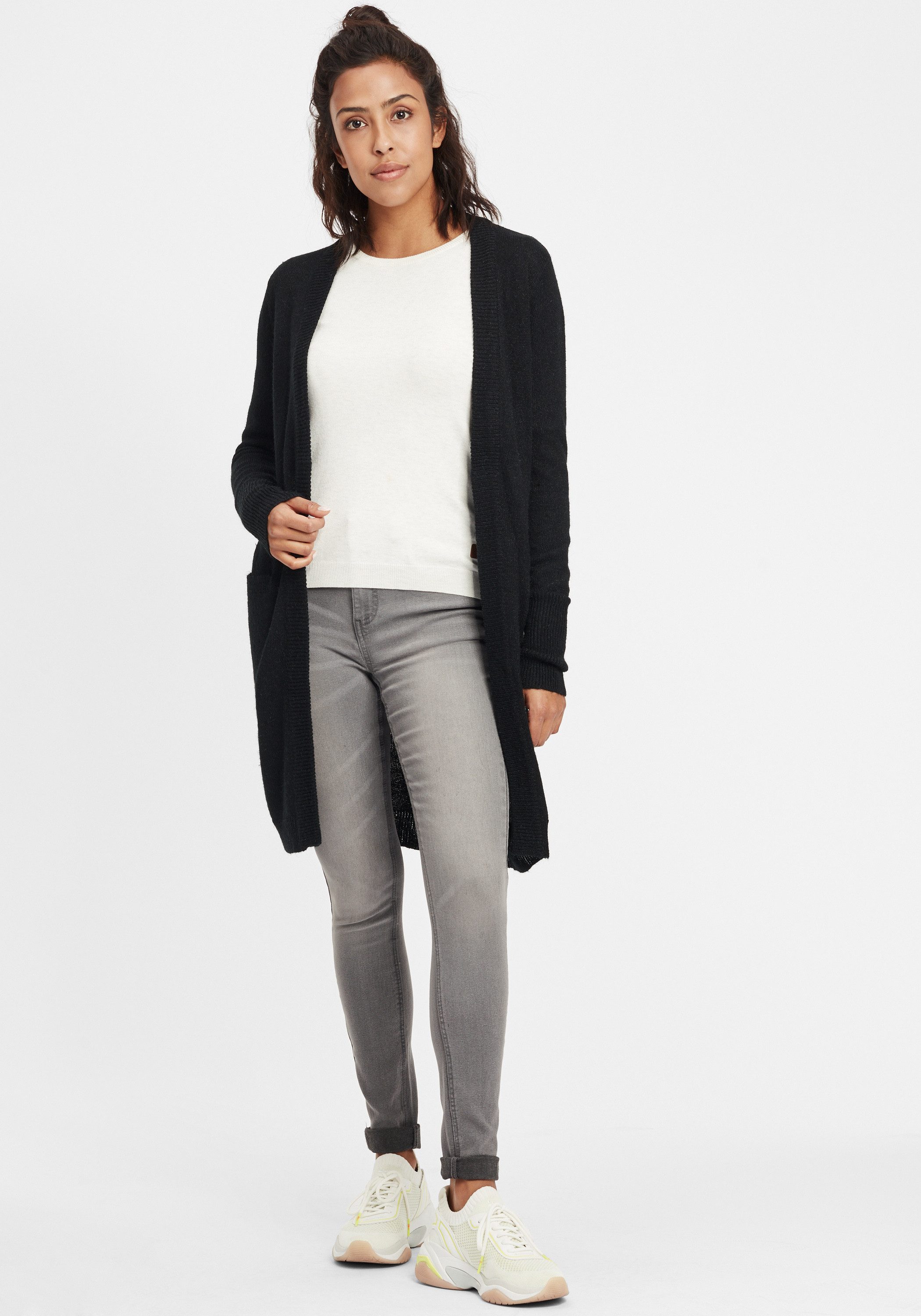 OXMO Strickpullover OXEdda Gemütlicher Basic Feinstrickpullover günstig online kaufen