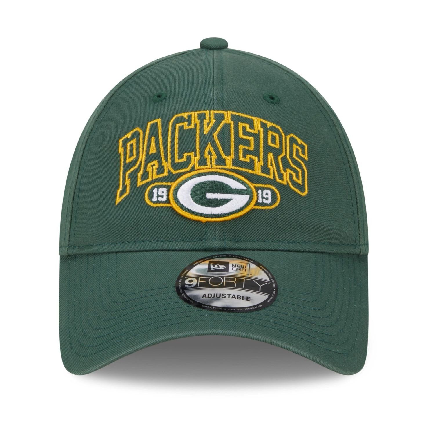 Green OUTLINE Bay Baseball Cap New Era 9Forty Packers