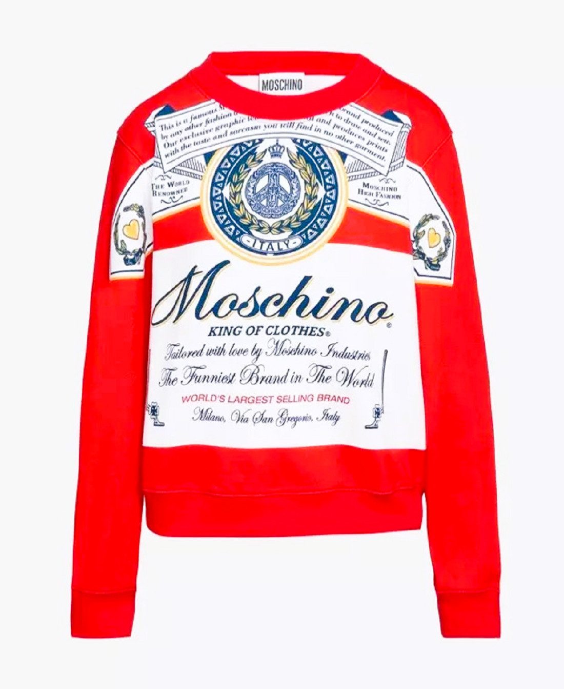Moschino Rundhalspullover Moschino Couture ! Damen king of Clothes Sweatshi günstig online kaufen