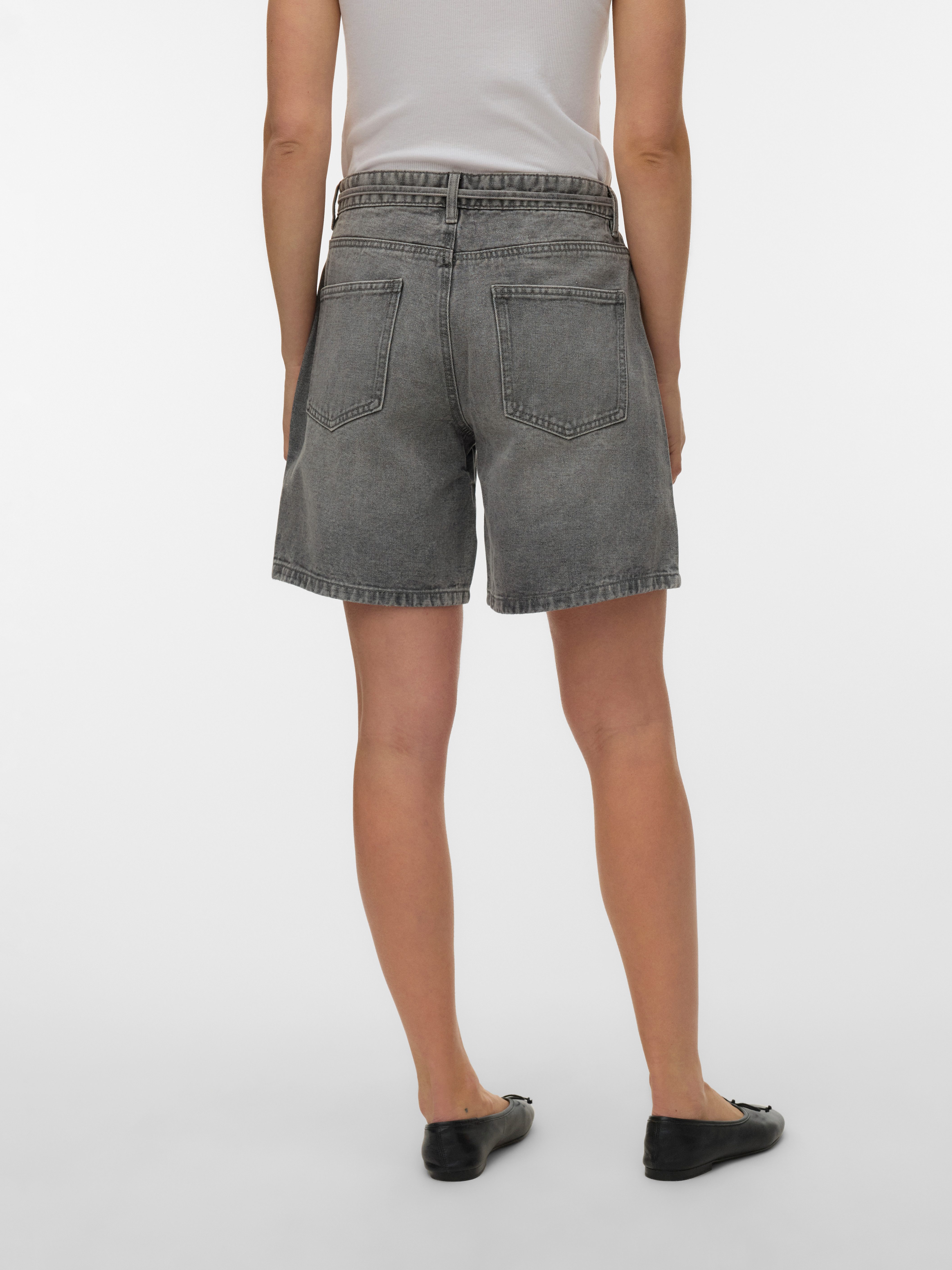 Vero Moda Shorts VMWIEN MR BELT SHORTS MIX GA NOOS Baumwollmischung, relaxed fit