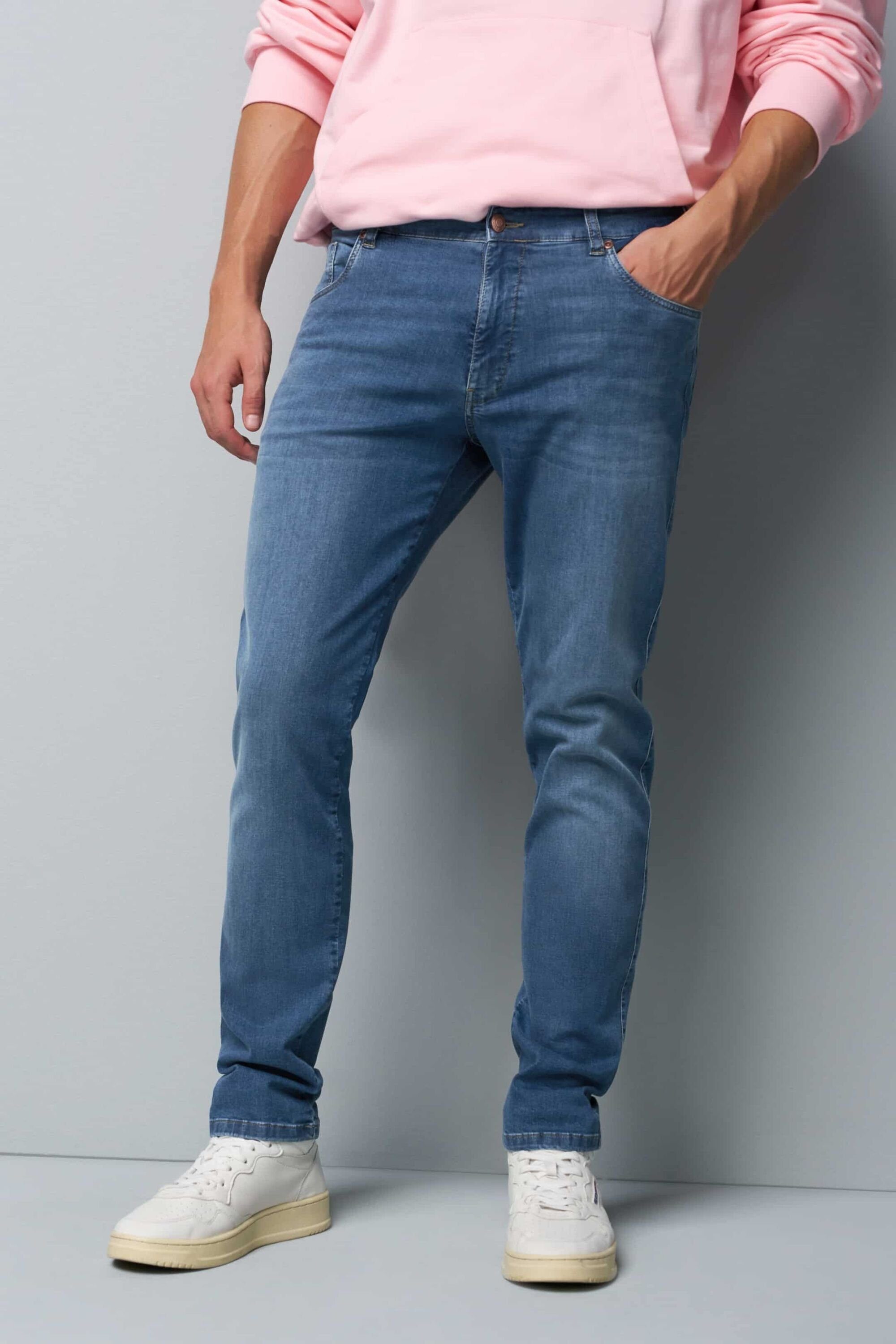 MEYER 5-Pocket-Jeans M5 aus Bio-Baumwolle