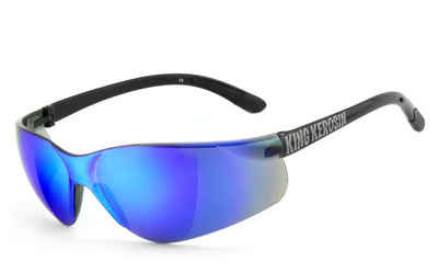 KingKerosin Motorradbrille KK2240, softe Bügelenden, Steinschlagbeständig