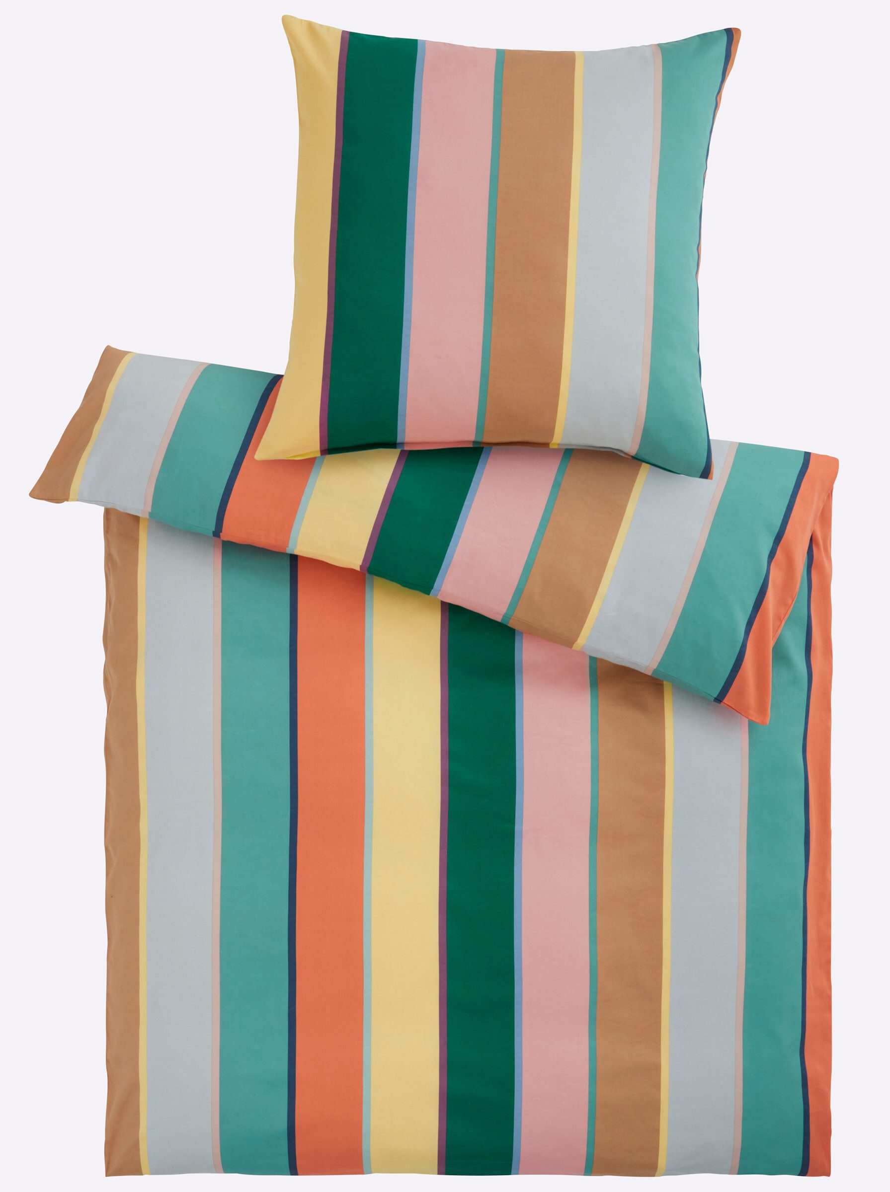 heine Bettwäsche Bettwäsche, Mako-Satin, 2 teilig, Mako-Satin