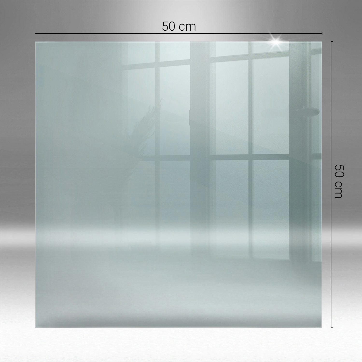 Decormat Bodenschutzplatte Glas-Schutzplatte für Kaminofen – Bodenschutzplatte aus Glas – Bild 3 von 4