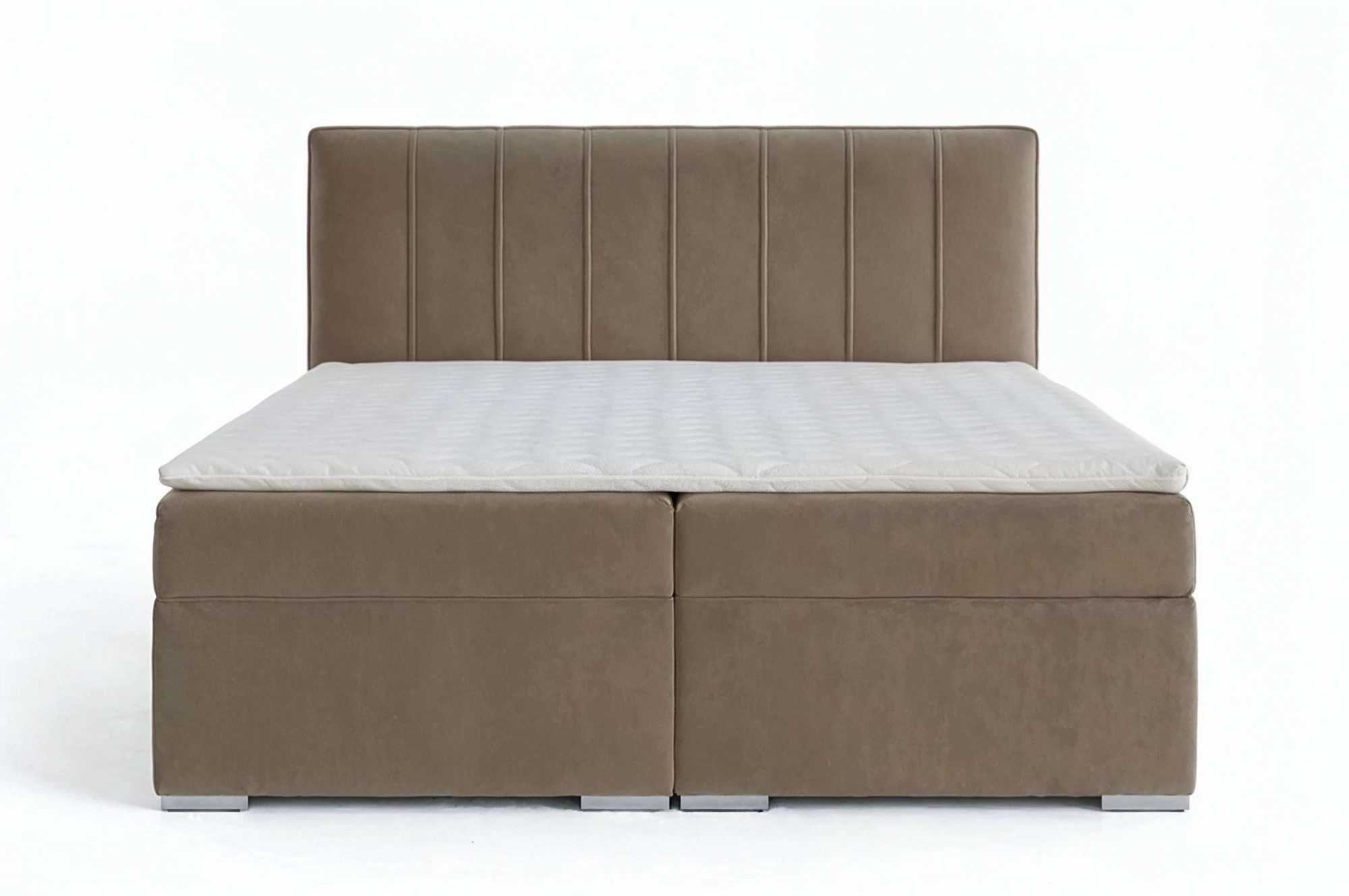 Home affaire Boxbett GALLIPOL mit Bettkästen, Matratze und Topper, Breite 140/160/180/200cm (Doppelbet mit Kopfteil), Stauraumbett mit Bonnell- oder Taschenfede – Bild 4 von 5