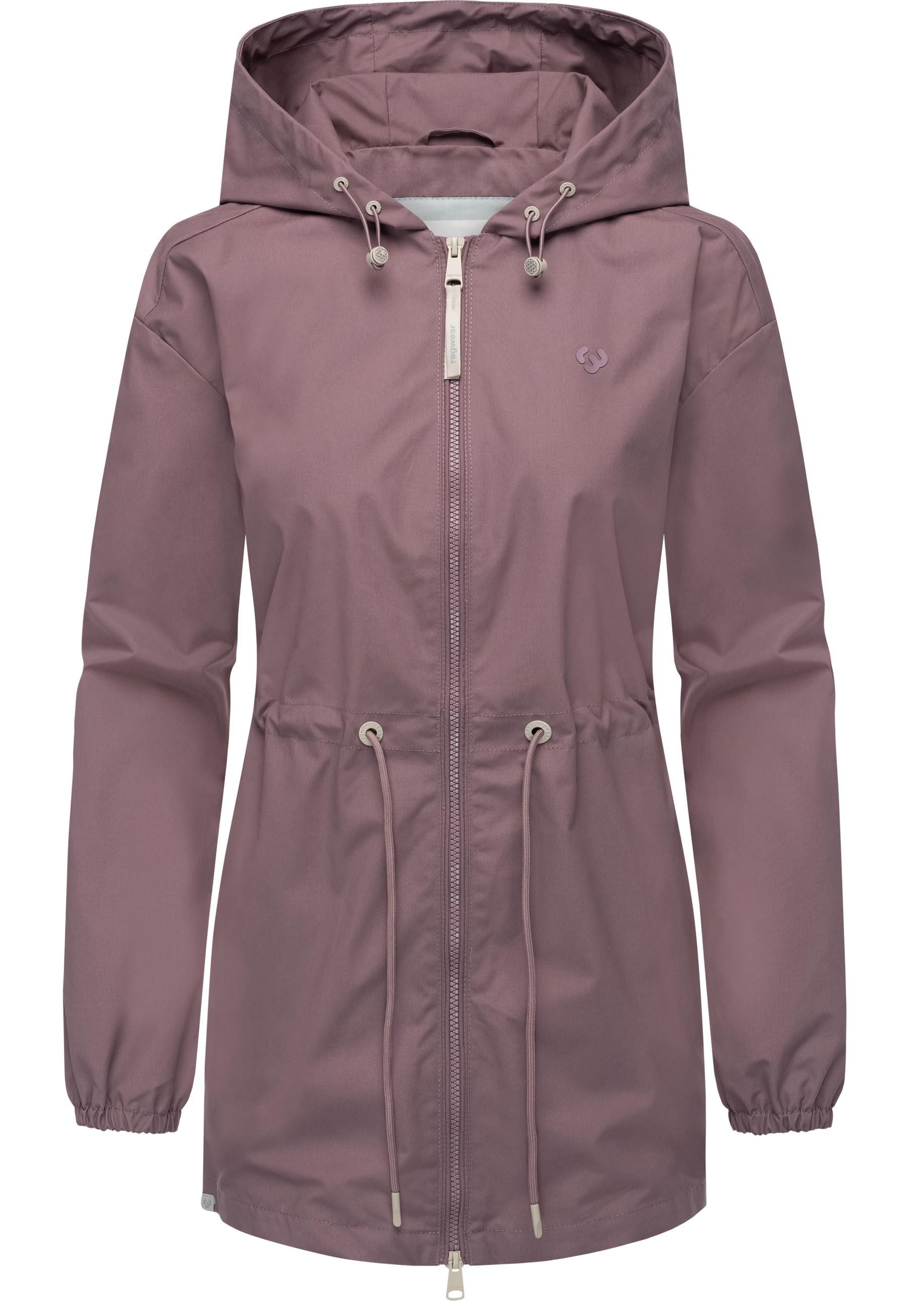 Ragwear Outdoorjacke Monadissimo B Leichte Kapuzenjacke mit Taillenzugband günstig online kaufen