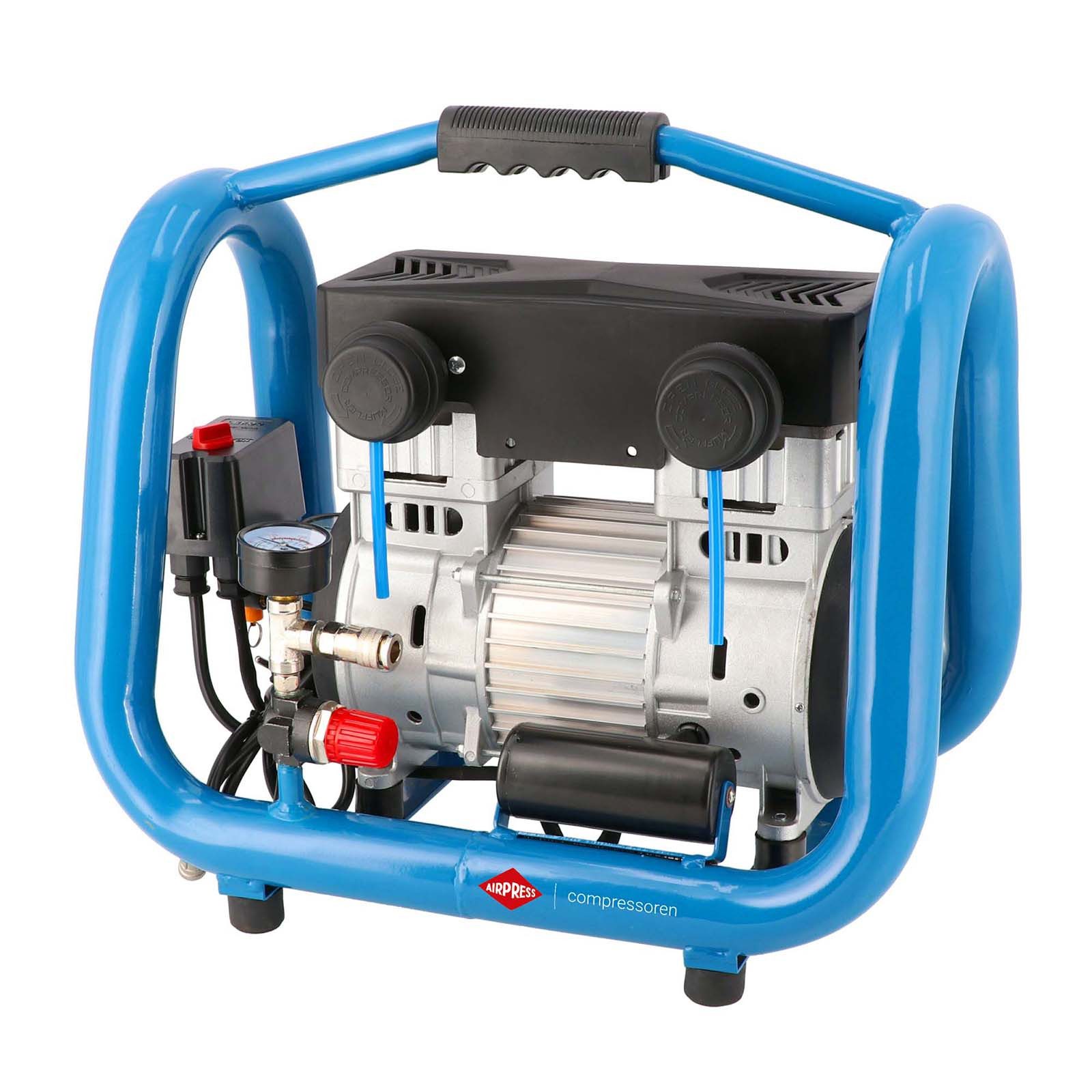Airpress Kompressor Airpress® Druckluft Flüster-Kompressor 1,5 PS 4 Liter Verdichter Luftk, max. 10 bar, 4 l