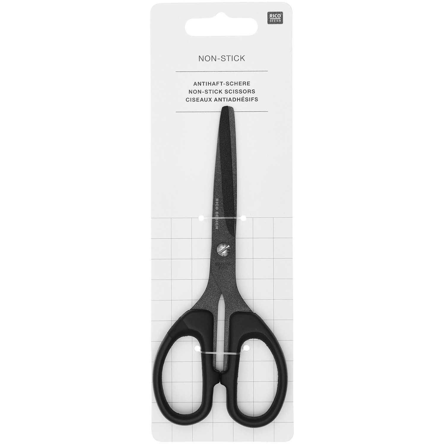 Universalschere Antihaft Schere Schwarz, 15,2 cm / 6''