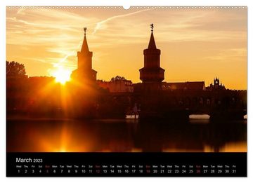 CALVENDO Wandkalender Sunsets of Berlin (Premium-Calendar 2023 DIN A2 Landscape)