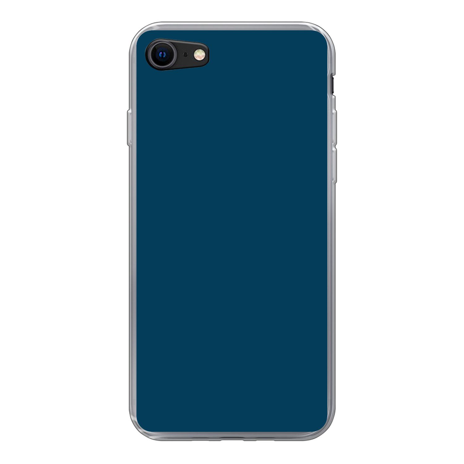MuchoWow Handyhülle Indigo - Palette - Farben, Handyhülle Apple iPhone SE ( 2020), Smartphone-Bumper, Print, Handy