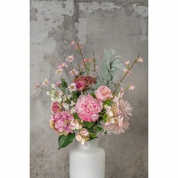 Kunstrasen Künstlicher Blumenstrauß Pretty Pink XL, Emerald, Höhe: 80 mm
