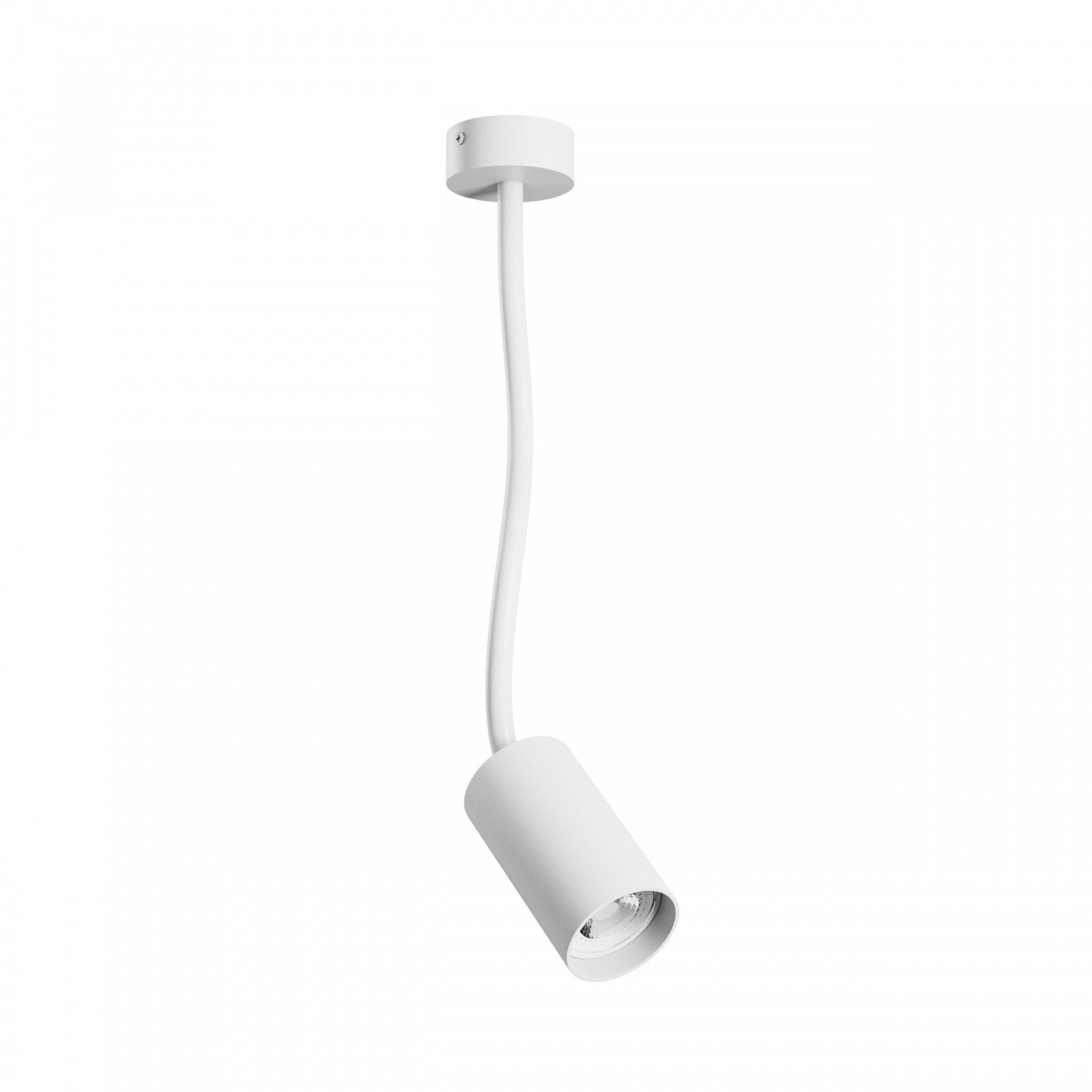 Spectrum Aufbauleuchte LED Deckenleuchte VARIOSA FLEXI GU10 flex arm IP20 rund weiß max. 10W, Kein Leuchtmitttel enthalten, Leuchte flexibel verstellbar, Flex-Arm