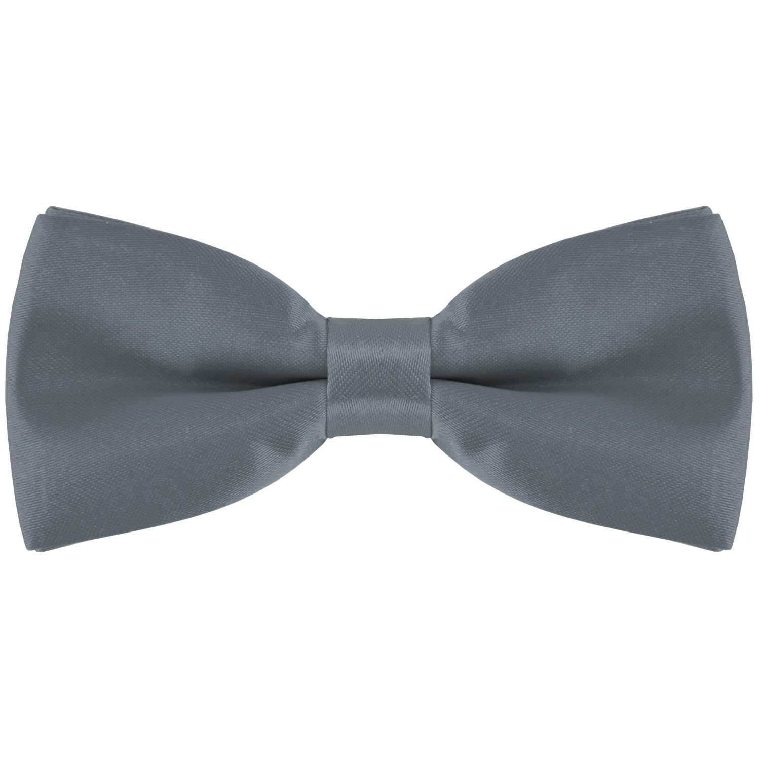 DonDon Kinderfliege Kinder Jungen Fliege 9 x 4,5 cm glänzend (Packung, 1-St) bereits gebunden, verstellbar, Seidenlook