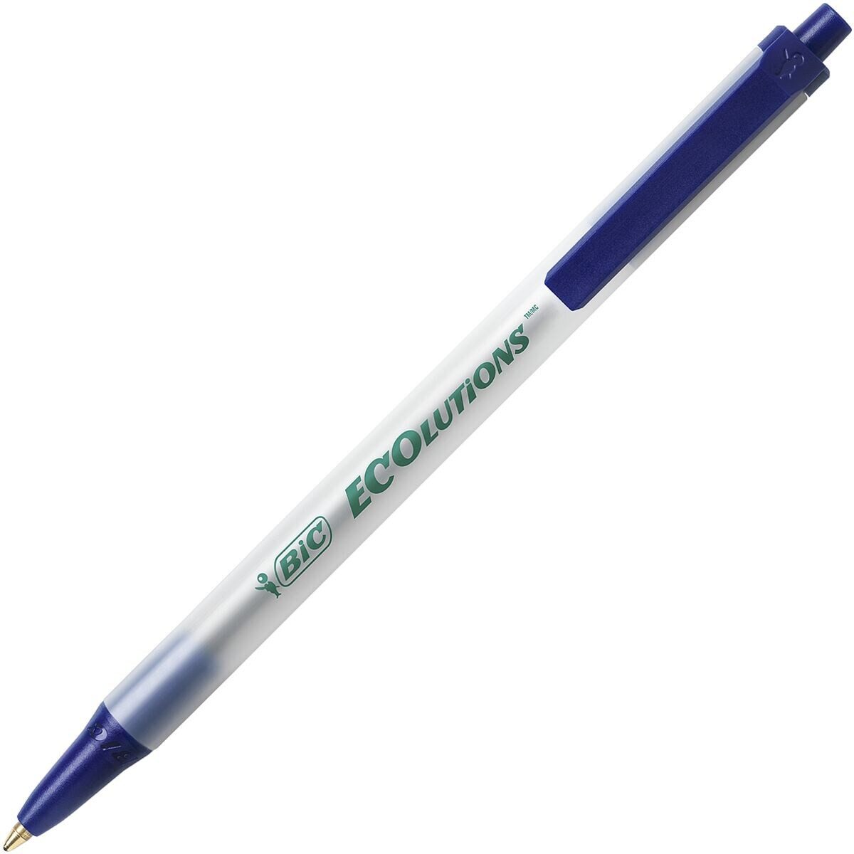 BIC Kugelschreiber Ecolutions Clic Stic, zu 62% aus recyceltem Material