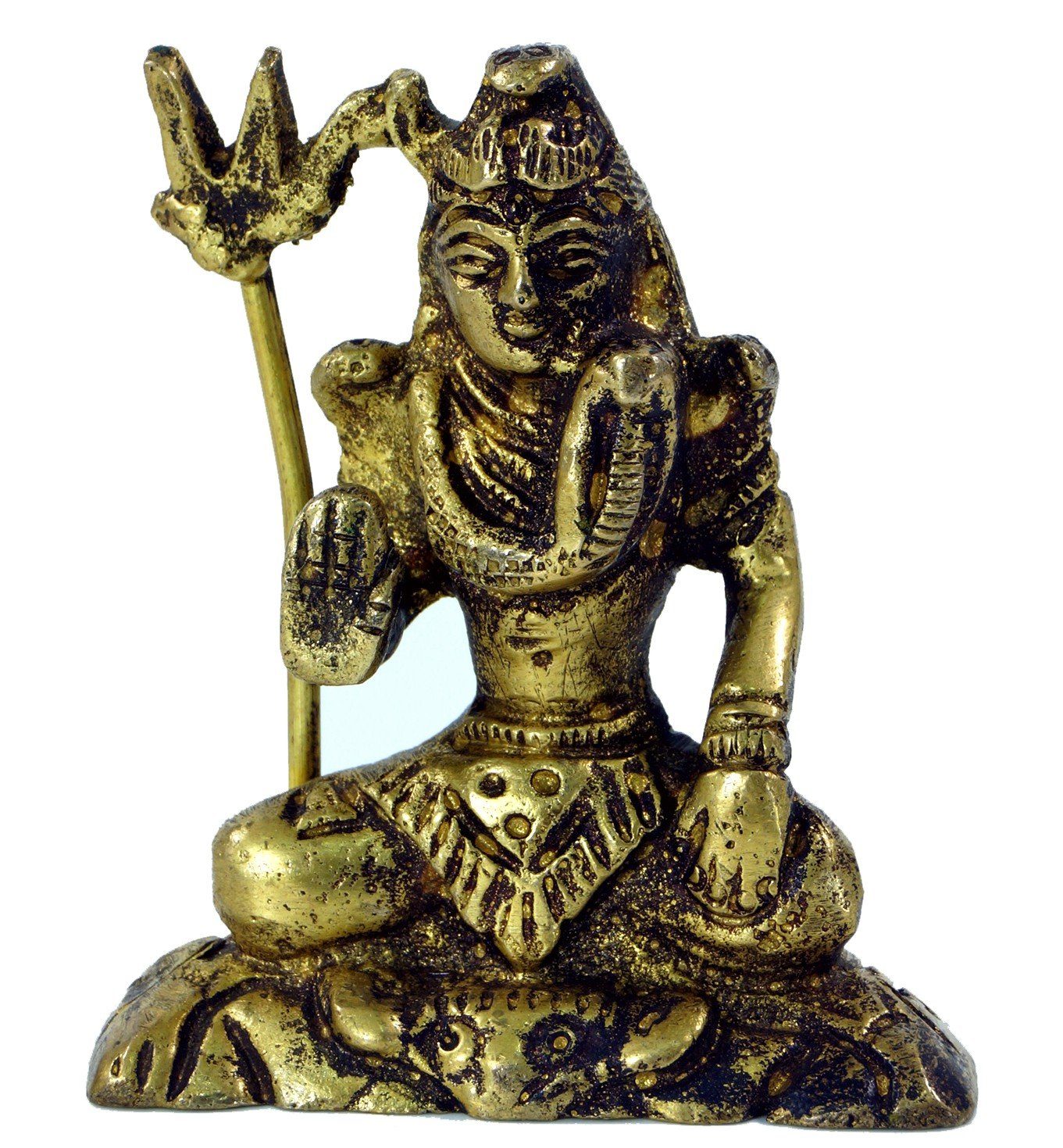 Guru-Shop Dekofigur Shiva Talisman aus Indien 5,5, cm - Motiv 6 | Dekofiguren