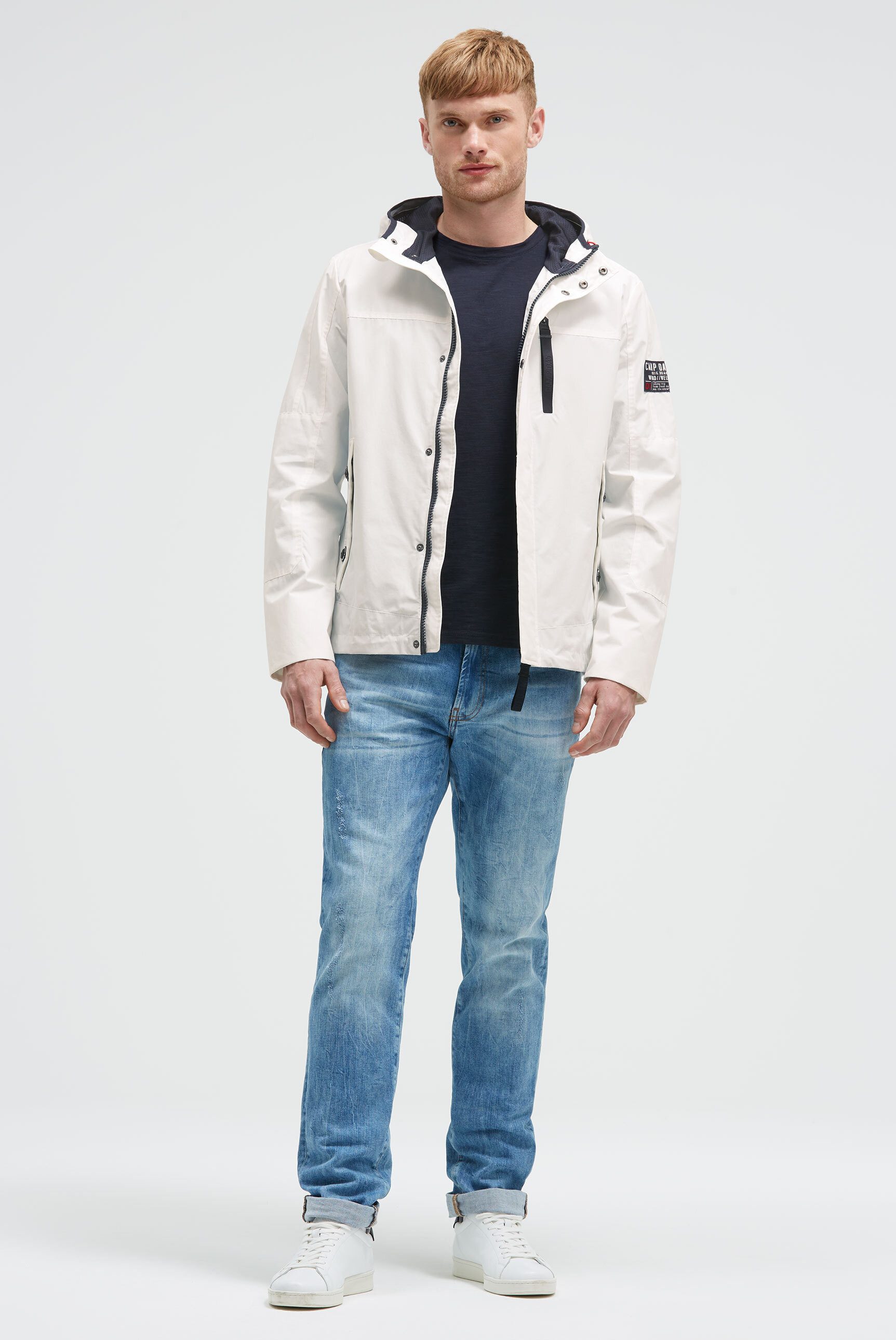 CAMP DAVID Outdoorjacke mit verstellbarem Saum