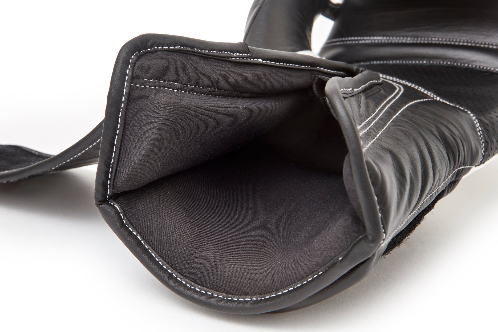 Reebok Boxhandschuhe Reebok Combat Leder-Boxhandschuhe 10oz Weiß/Schwarz