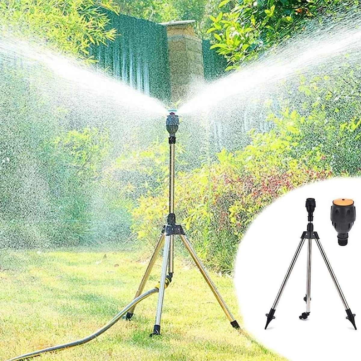 Regner Rasensprenger Regner Rotating Tripod Sprinkler Sprinkler