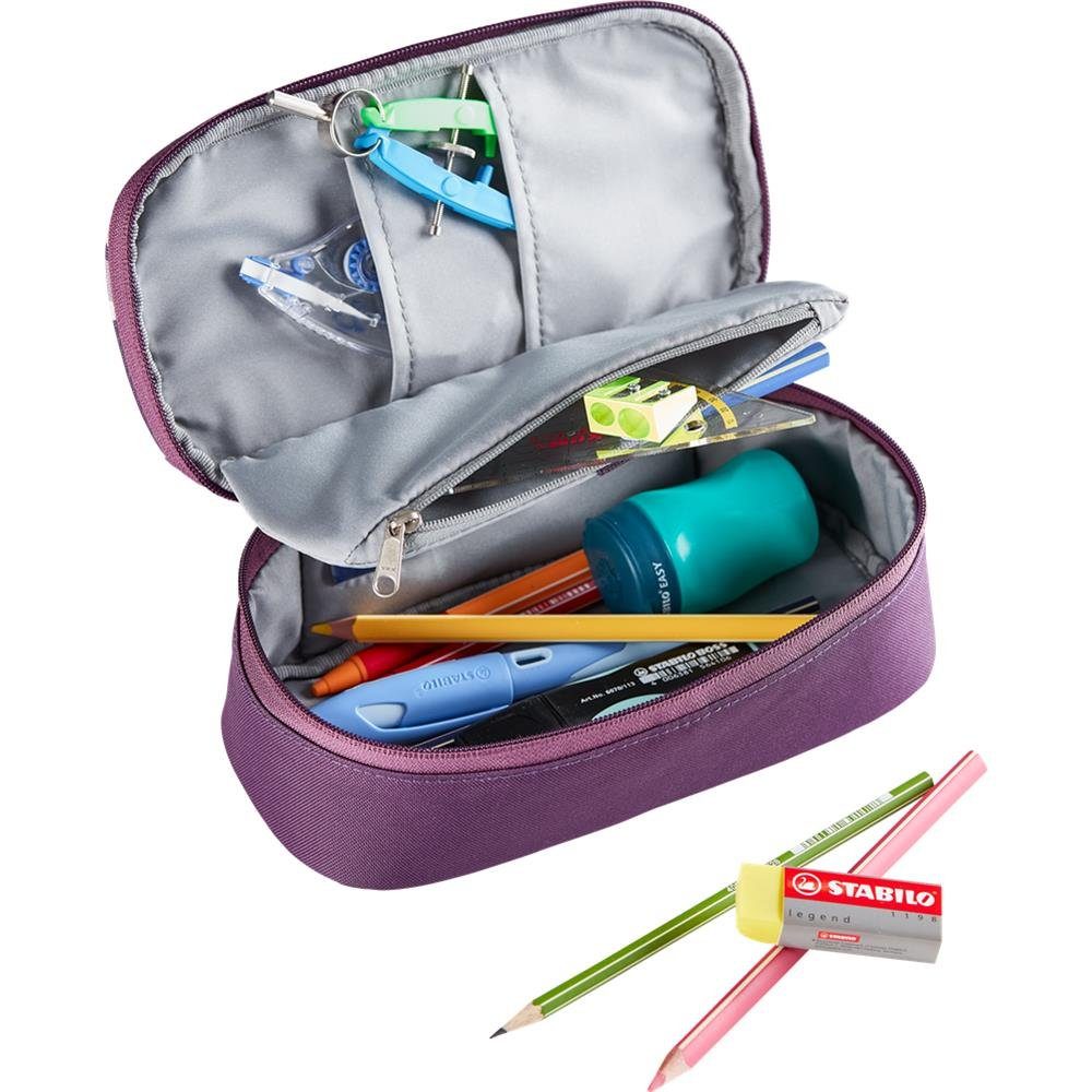 Pencil für Case, plum Lila, Stifte, Federmäppchen dots, deuter Geodreieck