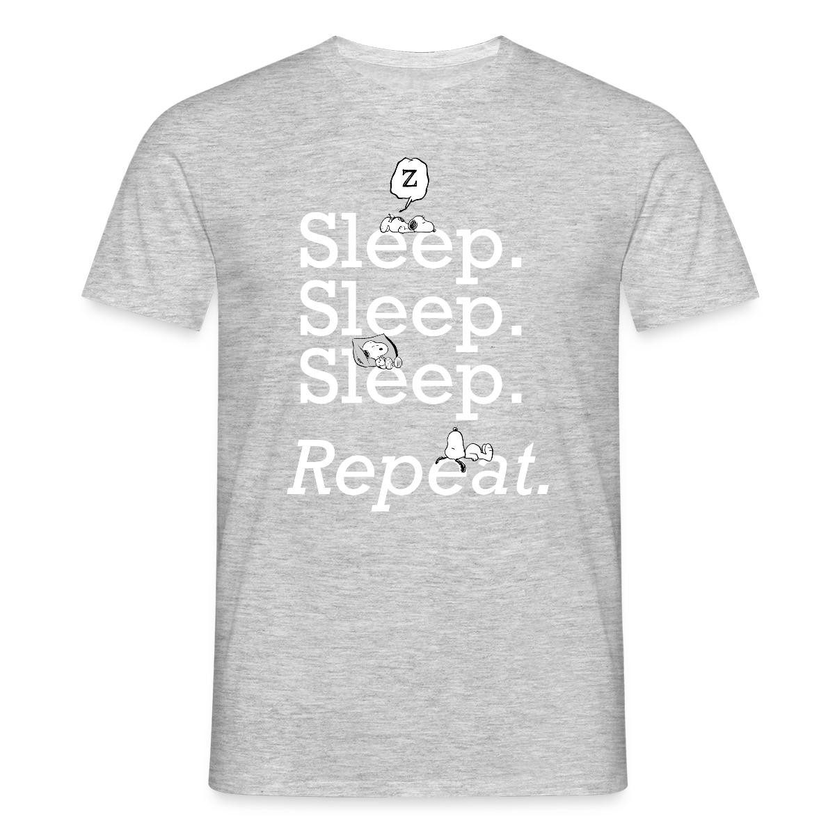 Spreadshirt T-Shirt Peanuts Snoopy Sleep Sleep Sleep Männer T-Shirt (1-tlg)