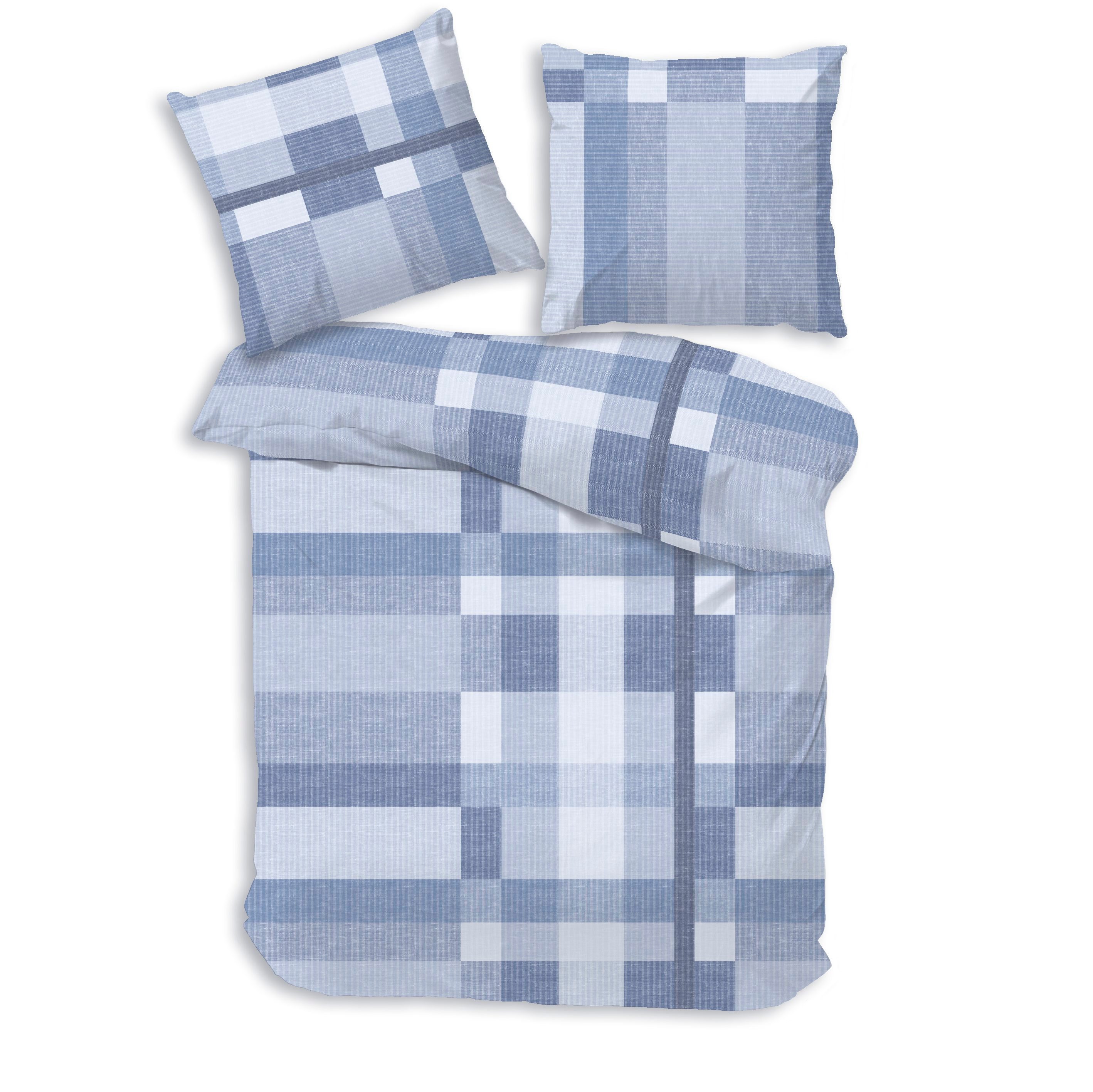 Träumschön Bettwäsche Premium Baumwolle 155x220 - 80x80 cm Baumwolle, Karie günstig online kaufen