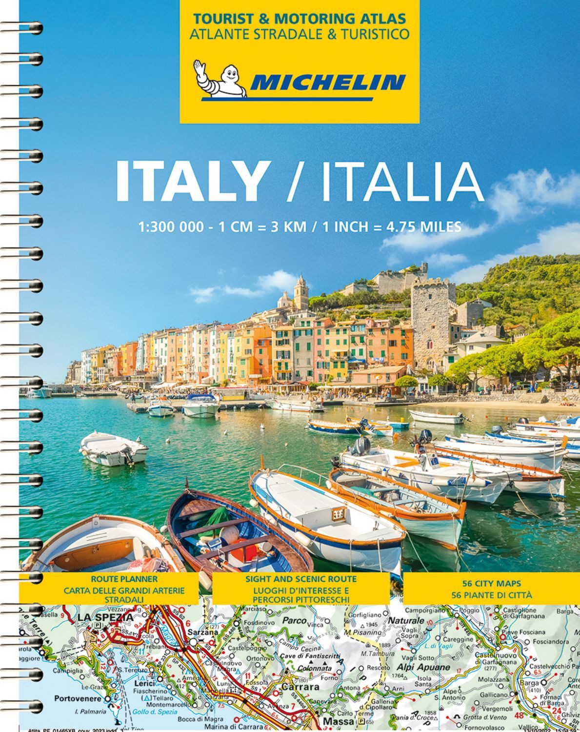 Michelin Straßenatlas Italien mit Spiralbindung / diverse