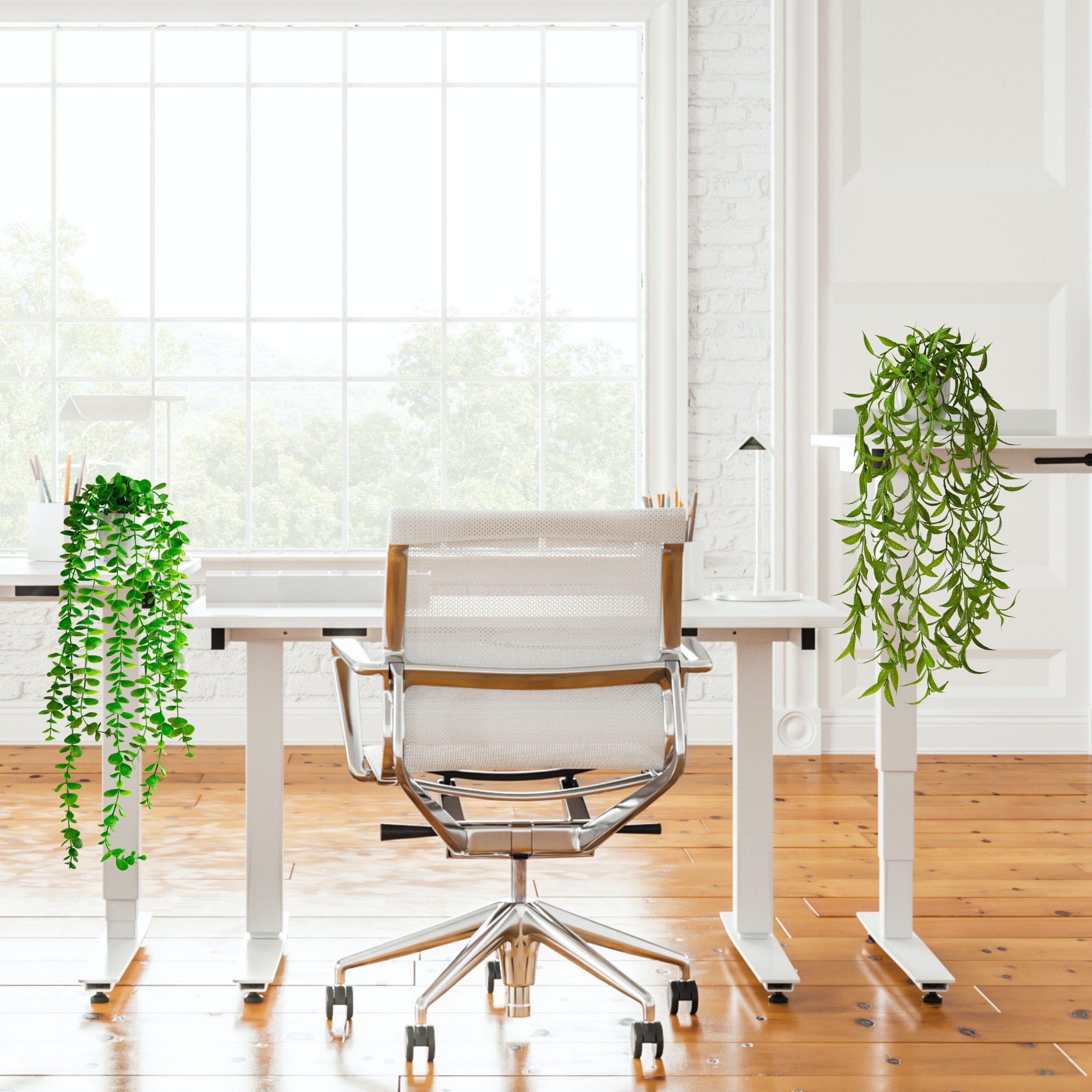 Kunstpflanze Künstliche hängepflanzen im Keramiktopf, Kunstpflanze hängend Efeu, Eukalyptus, Monstera, Zebrapflanze, PASCH