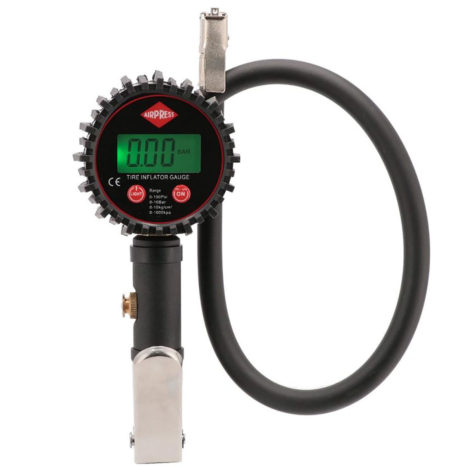 Airpress Druckluft-Schlagschrauber Digitale Airpress® Reifendruckpistole 10 bar Typ 42064