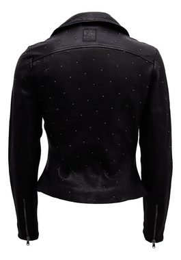 Freaky Nation Lederjacke »Star Bright!-FN« Allover Nieten-Dekor