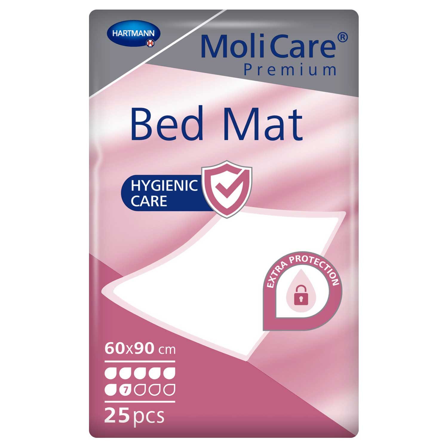 Inkontinenzauflage MoliCare® Premium Bed Mat 7 Tropfen 60x90 cm á 25 PAUL HARTMANN AG