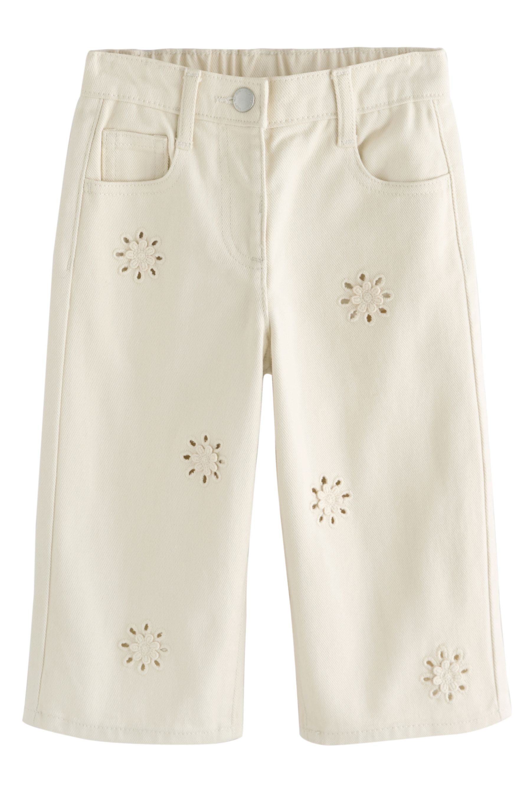 5-Pocket-Jeans Jeans mit Lochstickerei