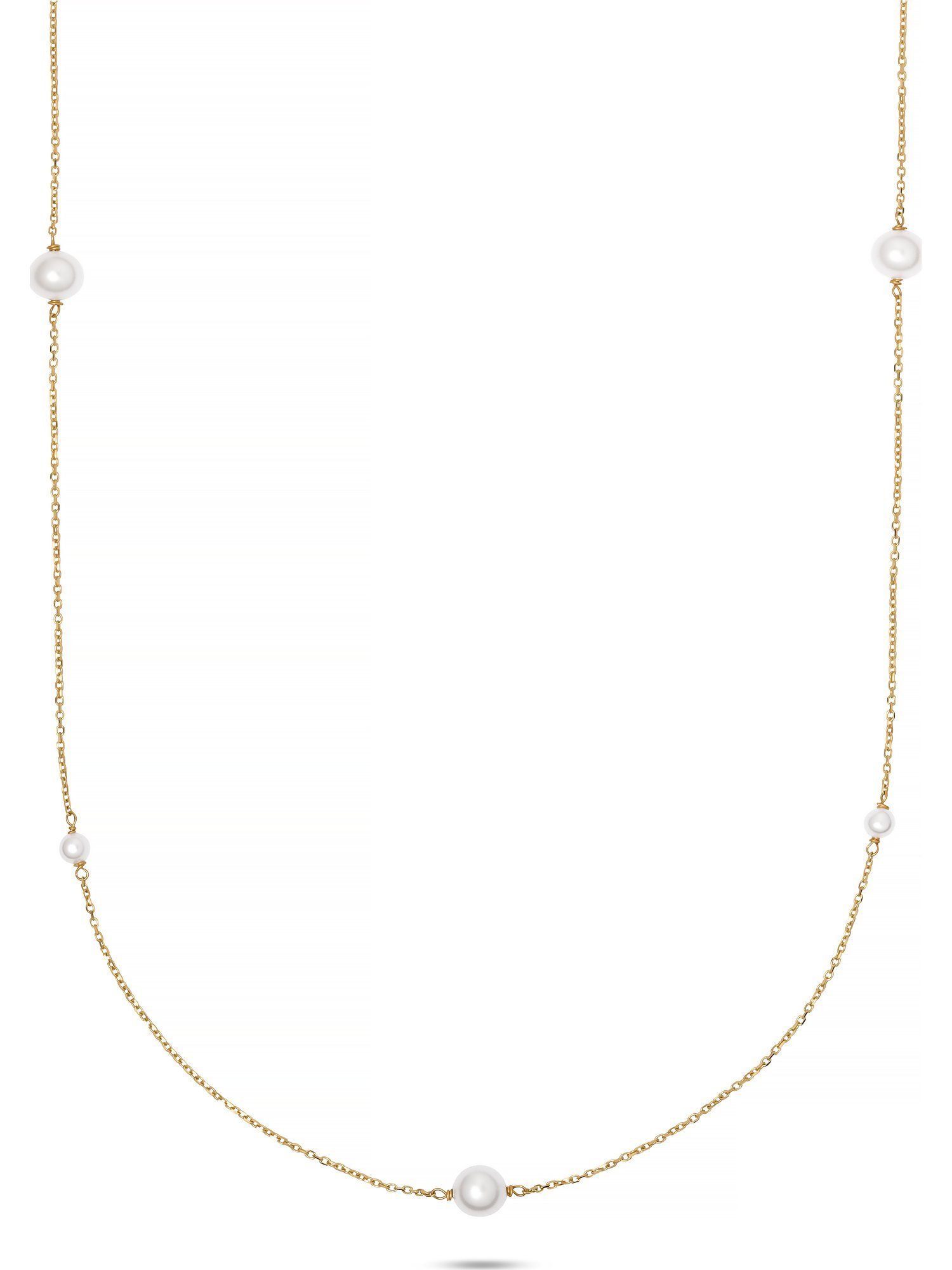 CHRIST Goldkette CHRIST Damen-Kette 375er Gelbgold Süßwasserperle