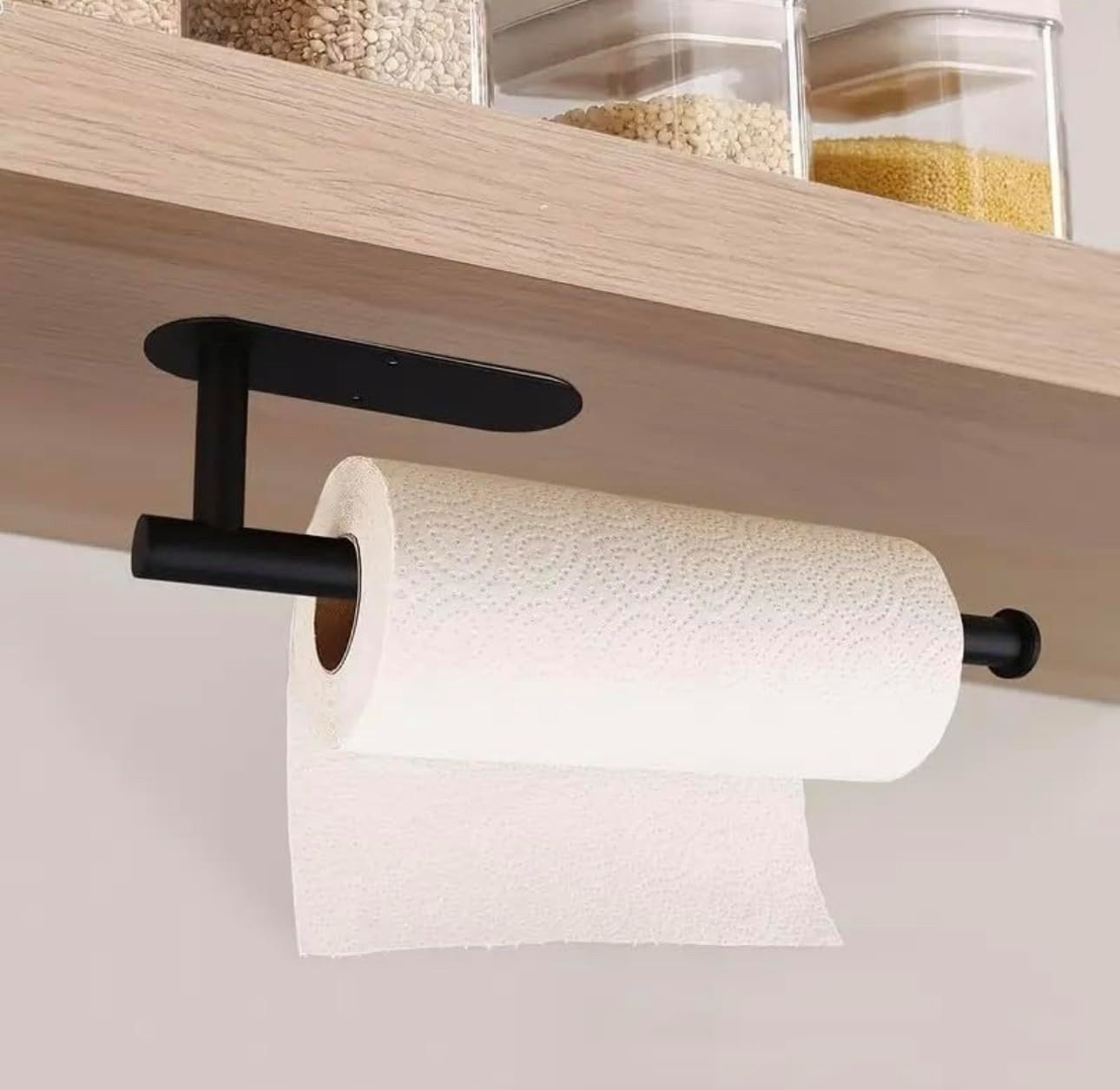 Bundviel Küchenrollenhalter Küche Rolle Papier Halter WC Handtuch Gestell selbstklebend, (1-St)