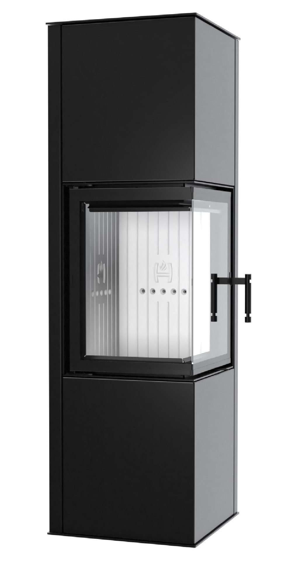 Hitze Kaminofen Hitze Siga Eck-Kaminofen, 6,50 kW