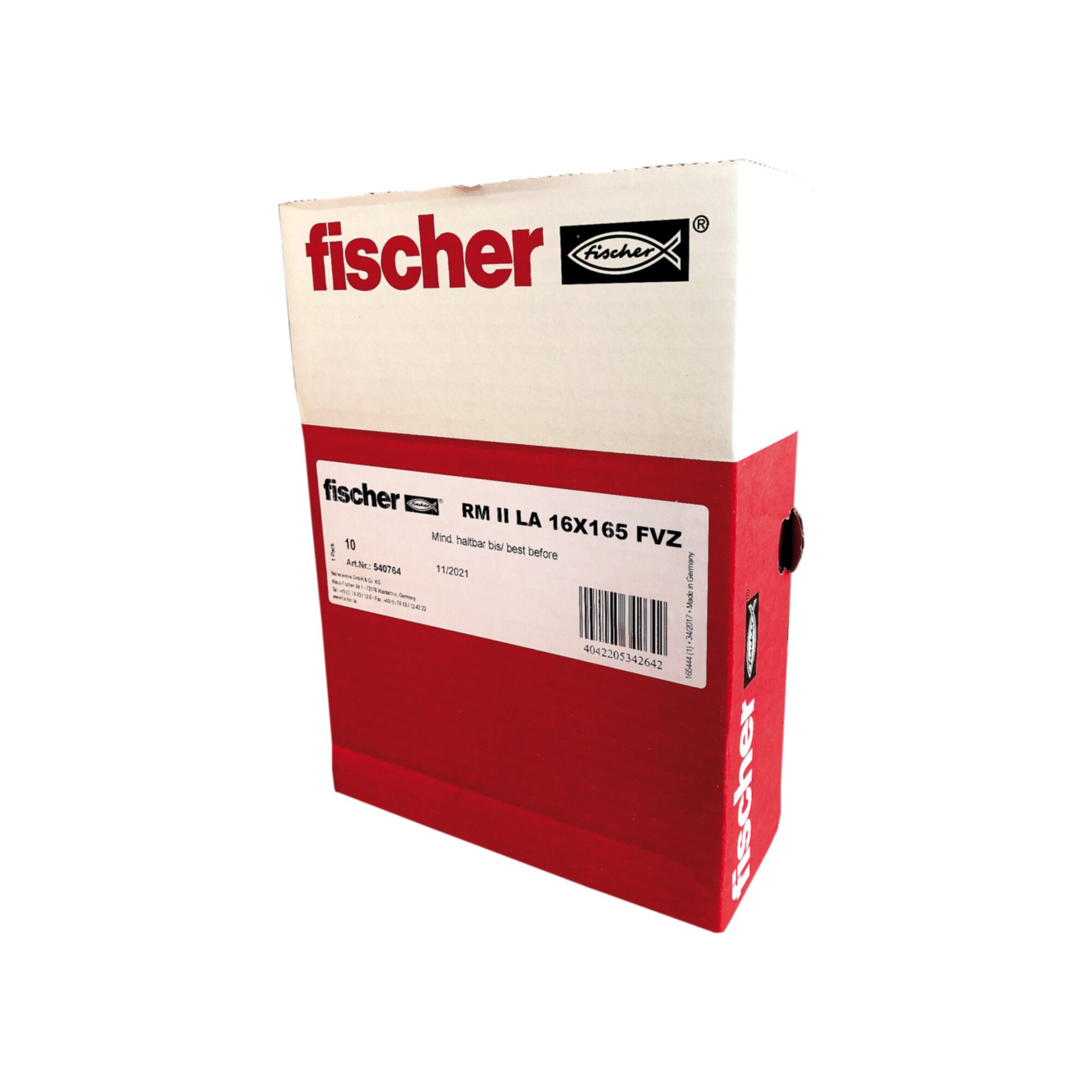 fischer fischer RM II LA 16x165 feuerverzinkt 10 Stk