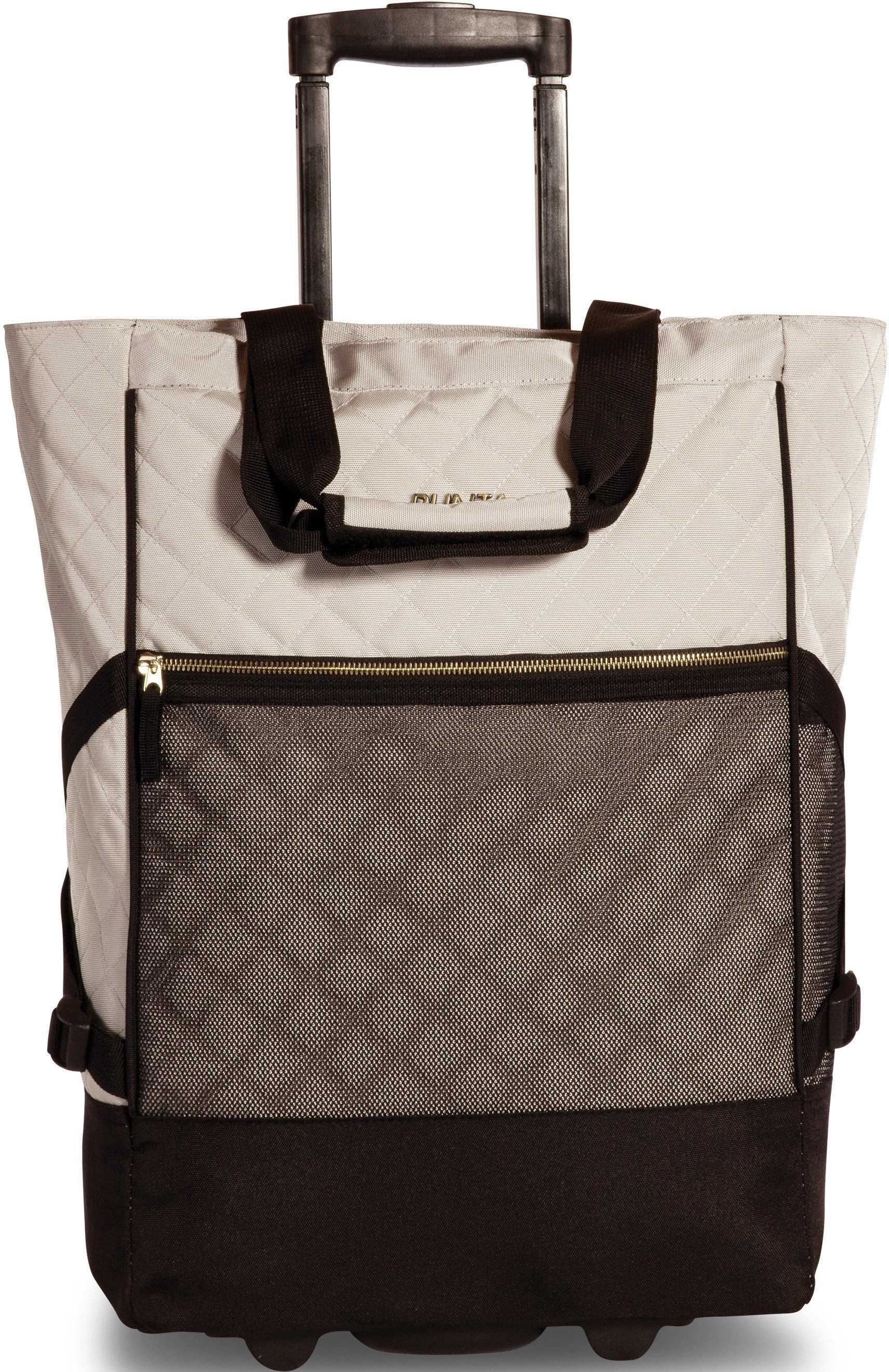 Golddetails abgestepter classy, Einkaufstrolley Punta mit Wheel weiß fabrizio® und Look 33 l, Oberfläche edler