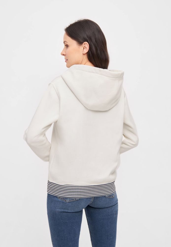 Derbe Kapuzensweatjacke