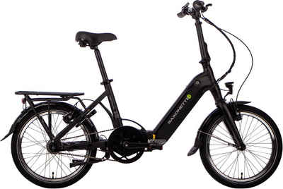 SAXONETTE E-Bike »Compact Premium Plus«, 7 Gang, Nabenschaltung, Mittelmotor 250 W, (mit Akku-Ladegerät)