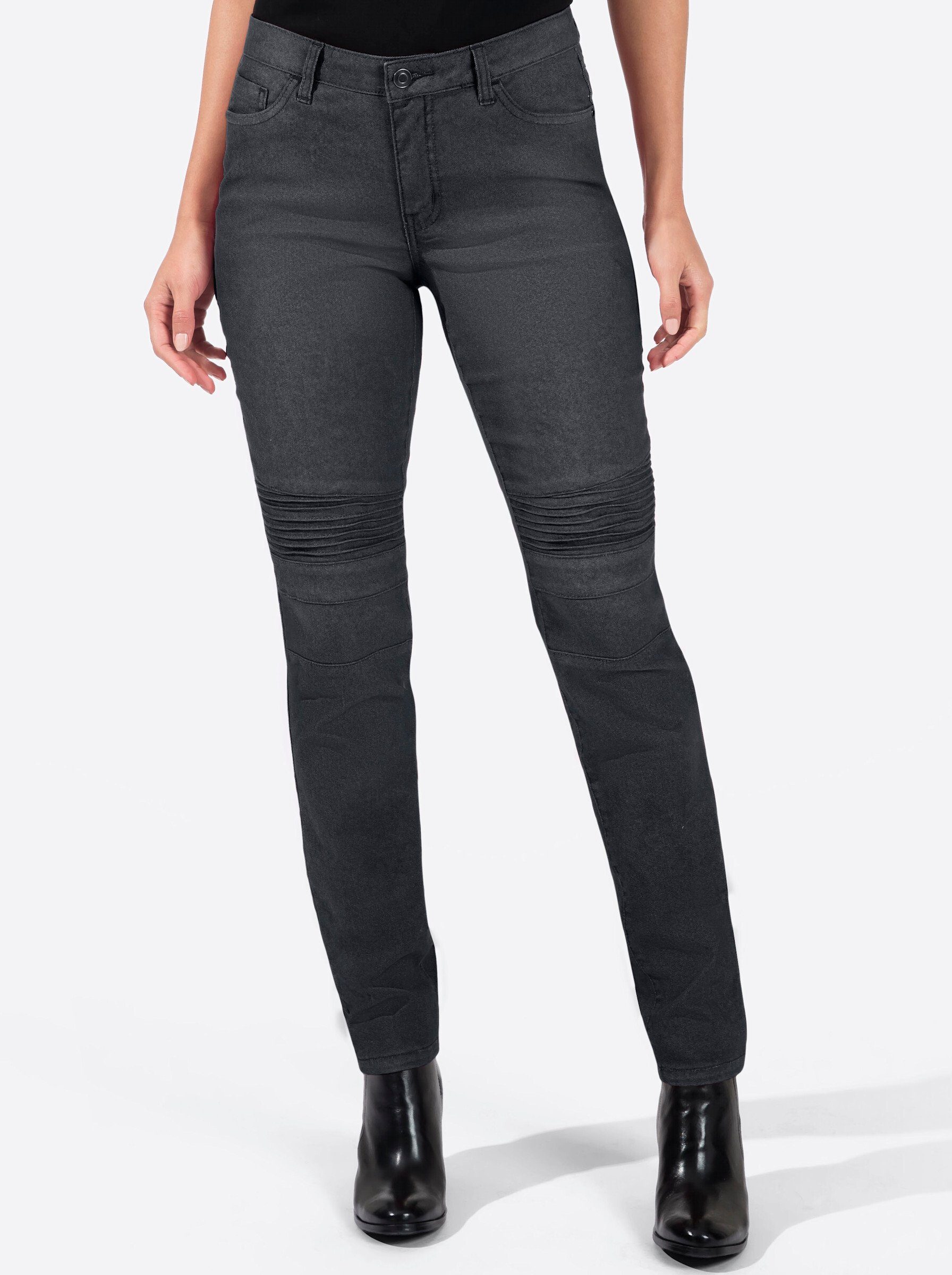 WITT WEIDEN Bequeme Jeans black-denim