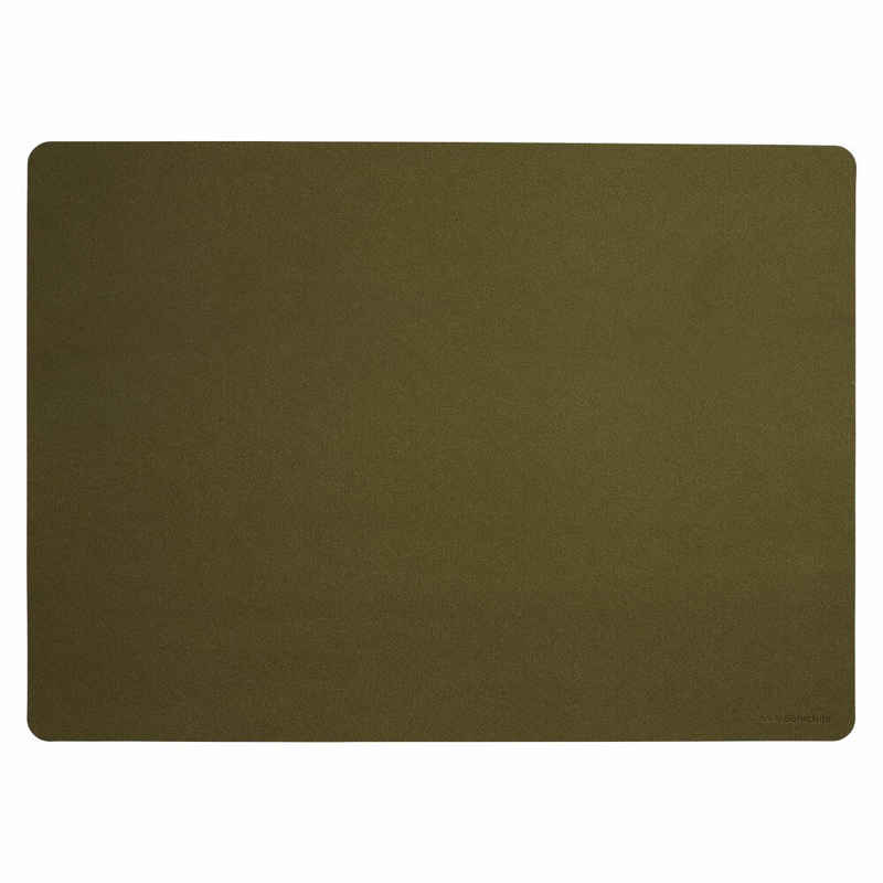 Platzset, soft leather optic Khaki 33 x 46 cm, ASA SELECTION