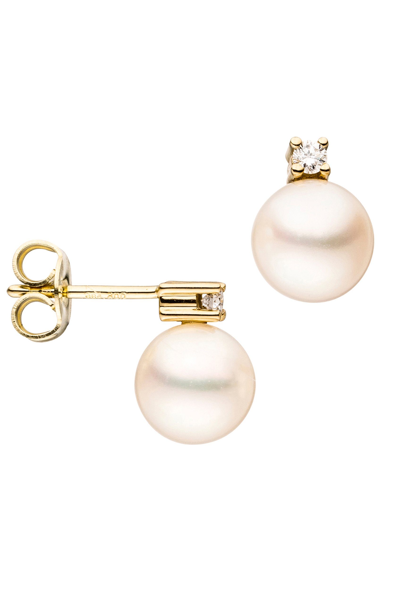 Perlenohrringe in gold online kaufen » Perlen Ohrschmuck | OTTO